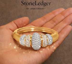 6.00 ctw diamond bracelet (18k gold | dome design)