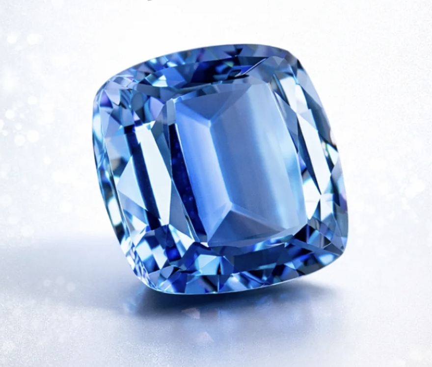 19.85 carat cushion aquamarine (grs certified)